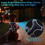 TAMOWA Dog Harness No Pull, Pet Harness with 2 Leash Clips, Adjustable Soft Padded Dog Vest and Reflective Breathable Oxford Soft Vest Easy Control Front Clip for Small Medium Large Dogs, Black, XXL