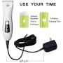 Professional Pet Grooming Clippers Shaver, Electric Clippers Cordless Rechargeable Pet Trimmers for Dogs Cats Horses with LED Power Indication Low Noise Safety Blade
