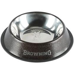 Browning Stainless Steel Dog Bowls, Outdoor Style Dog Food Bowl