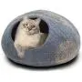 Philojoy Premium Felt Cat Bed Cave Eco Handmade 100% Merino Wool Beds for Cats and Kittens, Covered and Comfortable Cat House and Bed for Kitty (Large) Philojoy Premium Felt Cat Bed Cave Eco Handmade 100% Merino Wool Beds for Cats and Kittens, Covered and Comfortable Cat House and Bed for Kitty (Large)