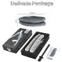 Folding Dog Nail Clippers, Pet Nail Trimmer with Safety Guard to Avoid Over Cutting, Professional 3 in 1 Pet Nail Clippers for Large Medium Small Dogs Cats Pet, with Free Pet Nail File,Grooming Comb Folding Dog Nail Clippers, Pet Nail Trimmer with Safety Guard to Avoid Over Cutting, Professional 3 in 1 Pet Nail Clippers for Large Medium Small Dogs Cats Pet, with Free Pet Nail File,Grooming Comb