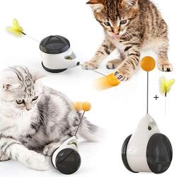 Ikebana Cat Toys for Indoor Cats, Catnip Balls and Cat Wand Can be Used Interchangeably, Stimulate The Hunting Characteristics of Cats/Kittens and Enhance Their Agility