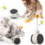 Ikebana Cat Toys for Indoor Cats, Catnip Balls and Cat Wand Can be Used Interchangeably, Stimulate The Hunting Characteristics of Cats/Kittens and Enhance Their Agility