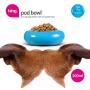 HING Pet Cat Dog Feeding Pod Bowl, 300 g, Small, Blue