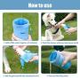 Dog Paw Cleaner, Anipaw 2-in-1 Silicone Dog Paw Washer Cup with Towel, Portable Pet Cleaning Brush Feet Cleaner for Dog Cat Grooming with Muddy Paws