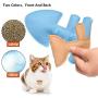 NIBLU Felt Cat Toy with Catnip for Indoor Cat Interactive Cat Toy with Catnip Stuffed Fish Bone Toy Plush Pet Toys for Chewing Hunting Teething Suitable Size to Hug