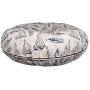 BESSIE AND BARNIE Water Resistant Navy Sail Boat Indoor/Outdoor Durable Bagel Pet/Dog Bed with Removable Cover (Multiple Sizes)