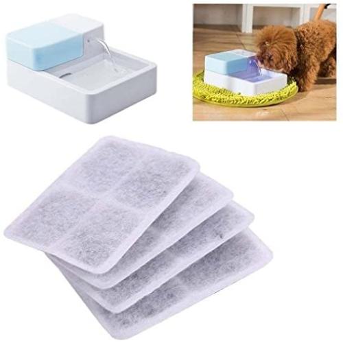 TOPCHANCES 12V 1.8L Capacity Sterilization Automatic Pet Water Fountain Pet Waterer Safe Drinking Filter Bowl for Pet Dogs Cats