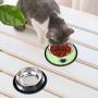 Legendog Cat Bowl Pet Bowl Stainless Steel Cat Food Water Bowl with Non-Slip Rubber Base Small Pet Bowl Cat Feeding Bowls Set of 3