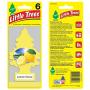 LITTLE TREES Car Air Freshener I Hanging Tree Provides Long Lasting Scent for Auto or Home I Lemon Grove, 24 Count, (4) 6-Packs