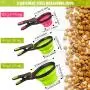 3 Pieces Collapsible Pet Scoop Silicone Measuring Scoops for Dog Cat Food Water in 3 Sizes (1 Cup, 1/2 Cup and 2 Cup Capacity) 3 Pieces Collapsible Pet Scoop Silicone Measuring Scoops for Dog Cat Food Water in 3 Sizes (1 Cup, 1/2 Cup and 2 Cup Capacity)