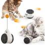 HBirdPc Cat Chase Toy, Interactive Kitten Swing Toys,Balanced Ball Tumbler Automatic Toys, Stimulate Hunting Instinct Kitty Funny Chaser Pet Toy with Catnip for Indoor Play