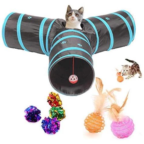 YBEL 27pcs cat Toys-Kitten Interactive Pet Toys, Chew Toys for Cat, Fake Mice, Wand Fun Ball for Kitten Kitty Rabbit Small Animal