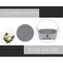 Geyecete Dog Dog Toy Basket Storage Cotton Rope Storage Basket Pet/Doy Toy Box Dog Storage Basket Basket Dog Toy Storage Basket-Dog