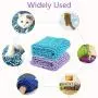 Fun2Us Pet Towel Ultra Absorbent Dog Drying Towel Microfiber Chenille Dog Bath Towel Hand Pockets Washable Quick Dry 35 x 60cm Fun2Us Pet Towel Ultra Absorbent Dog Drying Towel Microfiber Chenille Dog Bath Towel Hand Pockets Washable Quick Dry 35 x 60cm