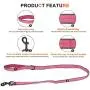 Easy Walking Dog Harness No Pull Reflective Padded Dog Training Harnesses with Leash Step in Escape Proof Adjustable Heavy Duty Puppy Vest Strap Lead Set for Small, Medium and Large Dogs,Rose Red S Easy Walking Dog Harness No Pull Reflective Padded Dog Training Harnesses with Leash Step in Escape Proof Adjustable Heavy Duty Puppy Vest Strap Lead Set for Small, Medium and Large Dogs,Rose Red S