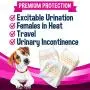 Disposable Dog Female Diapers | 20 Premium Quality Adjustable Pet Wraps with Moisture Control & Wetness Indicator | 20 Count Extra-Large Size