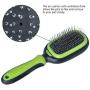 LEWARM Bristle Brush/Pin Brush/Bath&Massage Brush/Dematting Comb/Deshedding Comb for Dogs Cats 5-in-1 Pet Grooming Kit, Remove Undercoat MatsTangled Hair & Improve Circulation
