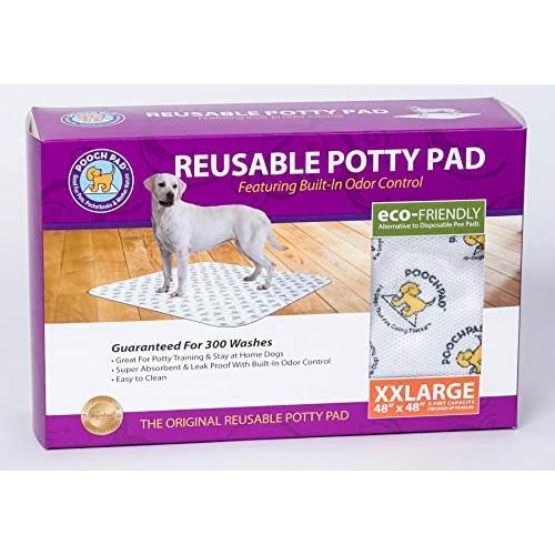 PoochPad Original Reusable Potty Pad, XX-Large (48x48 inches), White (PP48481)