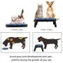 KOOPAO Cat Dog Food Bowls Elevated Dishes Stand, Travel Use Raised Pet Food Water Feeder Set with Foldable Silicone Frisbee Bowl and Detachable Leg for Small Medium Dogs Puppy, 9/24oz Dishwasher Safe KOOPAO Cat Dog Food Bowls Elevated Dishes Stand, Travel Use Raised Pet Food Water Feeder Set with Foldable Silicone Frisbee Bowl and Detachable Leg for Small Medium Dogs Puppy, 9/24oz Dishwasher Safe