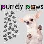 Purrdy Paws Soft Nail Caps for Dog Claws Steel Grey