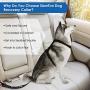 SlowTon 2 Pack Dog Seat Belt, 2 in 1 Attachment, Hook Latch Bar or Seatbelt Buckle with Elastic Nylon Bungee Buffer Adjustable Reflective Nylon Safety Belt Tether Connect to Dog Harness