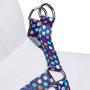 Blueberry Pet 5 Patterns Silkscreen Print/Flocking Print Dog Harnesses