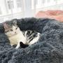 Thanaddo Calming Dog Cat Bed 202840 for Large Medium Small Dog Cat Plush Soft Cuddler Round Pet Nest Orthopedic Relief & Improved Sleeping