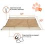 PARTYSAVING PET Palace 2-in-1 Pet Bed Snooze Tunnel and Mat for Pets Cats Dogs and Kittens for Travel or Home, APL1343, Beige