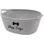 Geyecete Natural Cotton Rope Baskets for Storage Dog Toy Basket Clutter Organizer Room Storage Bins Toy chests Pet Storage Box Rope Basket