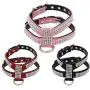 Dogs Kingdom Full Shining Leather Pet Dog Harness Customized Rhinestone Puppy Small Medium Dog Chihuahua Harness Dogs Kingdom Full Shining Leather Pet Dog Harness Customized Rhinestone Puppy Small Medium Dog Chihuahua Harness