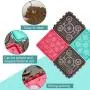 4 in 1 Pet Licking Pads Set, Slow Feeder Dog Bowl Lick Feeding Mat for Dogs and Cats Slower Healthier Eating - Food Plate with Suction Cups for Pets Favorite Treats During Bathing or Grooming 4 in 1 Pet Licking Pads Set, Slow Feeder Dog Bowl Lick Feeding Mat for Dogs and Cats Slower Healthier Eating - Food Plate with Suction Cups for Pets Favorite Treats During Bathing or Grooming