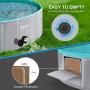 lunaoo Foldable Dog Pool - Portable Kiddie Pool for Kids, PVC Bathing Tub, Outdoor Swimming Pool for Large Small Dogs