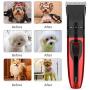 AFDEAL Dog Clippers Pet Trimmer Kit Low Noise Pet Hair Shaver USB Rechargeable Cordless Professional Pet Grooming Clipper Kit for Trimming Hair Body of Small Medium Large Pets Dogs Cats