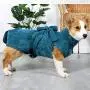 Dog Bathrobe Towel Gown Ultra Light Luxury Soft Super Absorbent Quick Drying Easy Wear