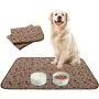 Waterproof Dog Food Mat Non-Slip - 2 Pack Dog Bowl Mat Absorbent Pet Feeding Mats Washable Pee Pads for Puppies Cats, Bone & Paw Pattern 35.4'' X 23.6'' Waterproof Dog Food Mat Non-Slip - 2 Pack Dog Bowl Mat Absorbent Pet Feeding Mats Washable Pee Pads for Puppies Cats, Bone & Paw Pattern 35.4'' X 23.6''