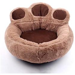 Calming Pet Dog/Cat Bed - Kennel Deep Sleep Pet Bed, Nest Warm Soft Plush Comfortable for Small Medium Large Pet (Brown XL-27.6''x 7.9'')