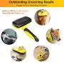 Cute Paws Self Cleaning Slicker Dog Brush, Great for Removing Underlying, Undercoat, Mats and Tangled Hair, Make Your Dog or Cat Comfortable Being Brushed with the Grooming Brush Cute Paws Self Cleaning Slicker Dog Brush, Great for Removing Underlying, Undercoat, Mats and Tangled Hair, Make Your Dog or Cat Comfortable Being Brushed with the Grooming Brush
