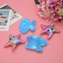 Hffheer 4Pcs Cat Toy Cute Starfish Shape Cat Toy Seashell Shape Cat Toy Canip Toy Cat Grinding Claw Toys Set Pet Interactive Toy for Cat Kitten