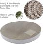 PGFUN Upgraded Cardboard Cat Scratcher for Indoor Cats 3 in 1 Cat Scratch Pad & Bed Round Reversible & Replaceable Corrugated Scratching Pad with Track Toy