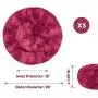 FURTIME Calming Dog Bed Cat Bed Donut Cuddler 16/20/23/30inch Round Anti-Slip Faux Fur Pet Bed for Small Medium Dogs and Cats Anti-Anxiety Fluffy Puppy Bed Washable Orthopedic Dog Bed with Muti-Color FURTIME Calming Dog Bed Cat Bed Donut Cuddler 16/20/23/30inch Round Anti-Slip Faux Fur Pet Bed for Small Medium Dogs and Cats Anti-Anxiety Fluffy Puppy Bed Washable Orthopedic Dog Bed with Muti-Color