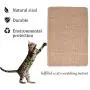 Cat Scratch Pad, Natural Sisal Cat Scratcher Mat Kitty Scratching Post Anti-Slip Cats Sleeping Carpet for Grinding Claws Protect Furniture Cat Scratch Pad, Natural Sisal Cat Scratcher Mat Kitty Scratching Post Anti-Slip Cats Sleeping Carpet for Grinding Claws Protect Furniture