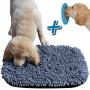 bouba choice Snuffle Mat for Dogs 21.65'' x 16.54'' Snuffle Mat to Encourage Natural Foraging - Ideal Dog Feeding Mat and Breeds with Bonus Dog Shower Lick Pad