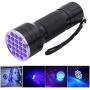 Pocketman 21 LED UV Flashlight Black Light, 395nm UV-Ultraviolet Blacklights Handheld Torch Light for Dogs, Pet Stains, Bed Bugs, Scorpions