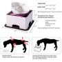 WZ PET Raised Ceramic Dog Feeding Bowl,Adjustable Elevated Dog Bowls Set Anti-Slip,Standing Pet Feeding Dish for Small Medium Dogs and Cats