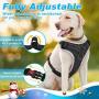 Supet Dog Harness No Pull, Dog Vest Harness with Dog Leash, No Choke Dog Harness Adjustable Reflective Heavy Duty Pet Harness with Easy Control Handle for Small Medium Large Dog