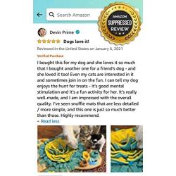 Shy Coyote Pets Snuffle Mat - Large Snuffle Mat for Dogs and Cats - Machine Washable, Interactive Dog Toy - Slow Feeder Puzzle Toy - Activity Feeding Mat for Stress & Anxiety Relief - 28.7x28.7in