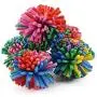 Stock Show 10PCS 1.6'' Funny Colorful EVA Flower Ball Foam Cat Toy Ball Cat Kitten Catch/Chase/Play Ball, Random Color