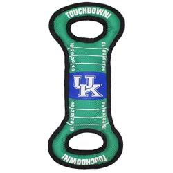 Pets First NCAA Football Field Dog Toy with Squeaker. - Kentucky Wildcats - for Tug, Toss, and Fetch. - Tough & Durable PET Toy