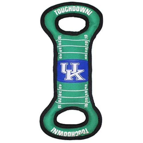 Pets First NCAA Football Field Dog Toy with Squeaker. - Kentucky Wildcats - for Tug, Toss, and Fetch. - Tough & Durable PET Toy